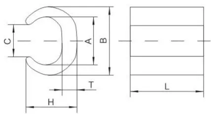 C-Type Copper Connection Clamp