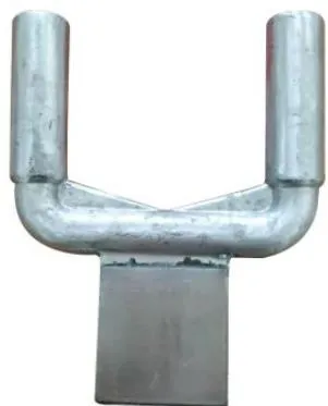 Compression Double-Conductor Copper-Aluminum Equipment Clamp