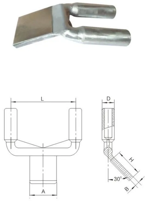 Compression Double-Conductor Copper-Aluminum Equipment Clamp