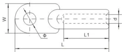 DG-BG JDBG DG-G JDG Ground Wire Terminal