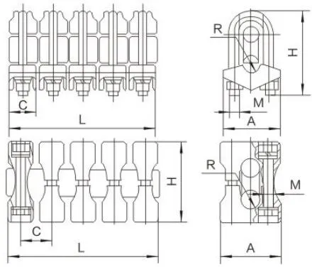 JB-N Parallel Groove Clamp (Aluminum Alloy)