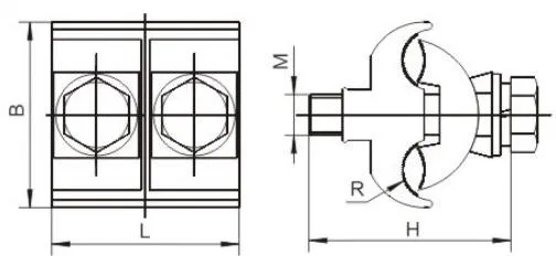 JBLY, JB, PGA, JBL, JBT, JBTL, CAPG Special-Shaped Parallel Groove Clamp