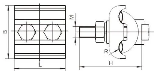 JBLY, JB, PGA, JBL, JBT, JBTL, CAPG Special-Shaped Parallel Groove Clamp