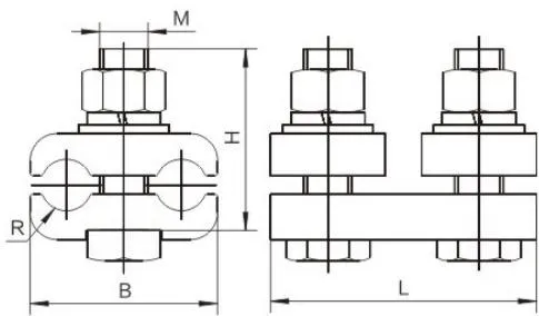 JBLY, JB, PGA, JBL, JBT, JBTL, CAPG Special-Shaped Parallel Groove Clamp