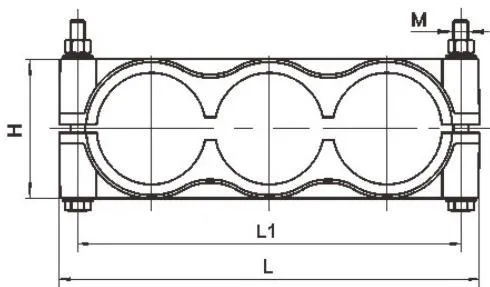 JGW JGH JGP High Voltage Cable Fixing Clamp