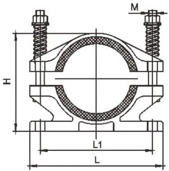JGW JGH JGP High Voltage Cable Fixing Clamp