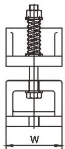 JGW JGH JGP High Voltage Cable Fixing Clamp