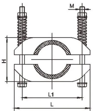 JGW JGH JGP High Voltage Cable Fixing Clamp