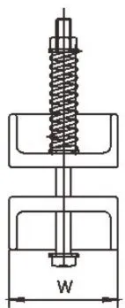JGW JGH JGP High Voltage Cable Fixing Clamp