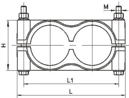 JGW JGH JGP High Voltage Cable Fixing Clamp