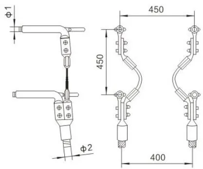 JR 4-to-2 Clamp