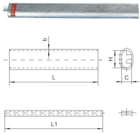 JTB Splicing Sleeve (Aluminum Strand) (Explosive Compression)