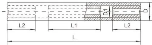 JY-BG Type Splice Sleeve (For Aluminum-Clad Steel Strand, Hydraulic Type)