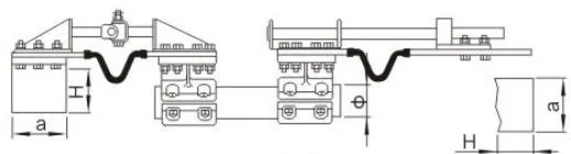 KLMG Type Cross-Road Busbar Transition Fitting
