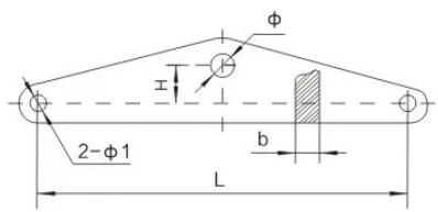 L Type Triangular Yoke Plate