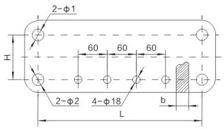 LJ, LXV &#x26; LF Type Square Yoke Plate