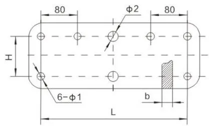LJ, LXV & LF Type Square Yoke Plate