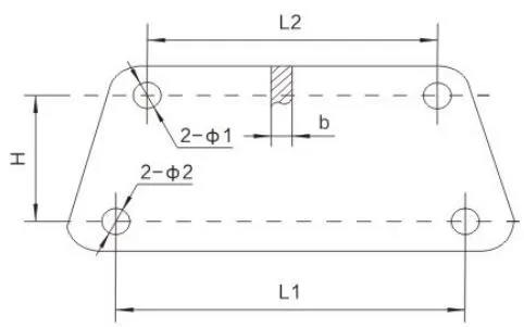 LS Type Trapezoidal Yoke Plate