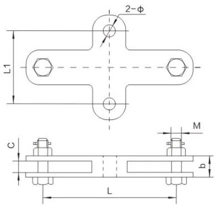 LSZ Double Cross Clevis