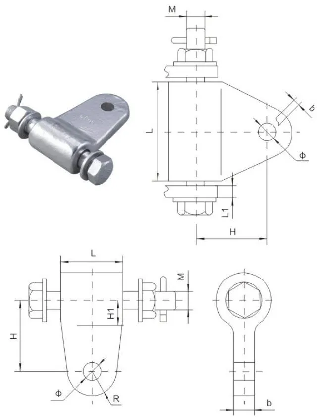 LT & EB Type Tower Attachment Clevis