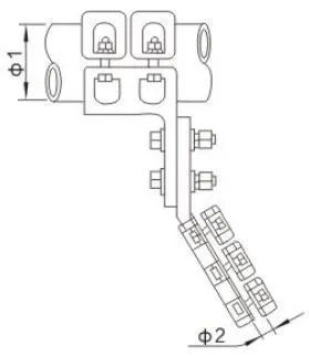 MG/MR(B) Type T-Connector (30°)