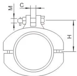 MGC(C) Type Suspended Tubular Busbar Clamp