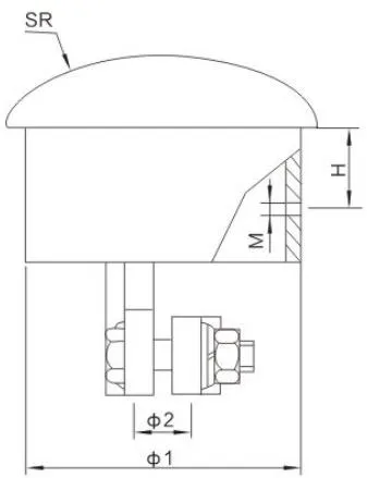 MGF₁ Type End Cap (Damping Type)