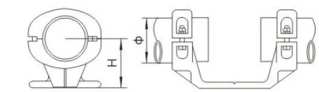 MGG(S) Type Fixed Clamp (Fixed Support)