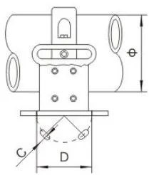 MGGH(Z) Type Fixed Clamp (Sliding Support)