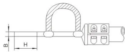 MGS/MGSG Type Tubular Busbar Expansion Connector (0°)