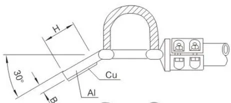 MGS/MGSG Type Tubular Busbar Expansion Connector (30°)