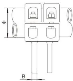 MGT(CS) Type Tubular Busbar Damping Ring T-Clamp