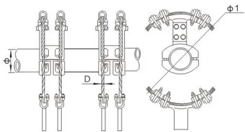 MGTA(2) Type Static Contact Damping Ring (Double Conductor)