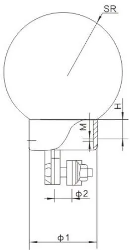 MGZ₁ Type Terminal Ball (Damping Type)