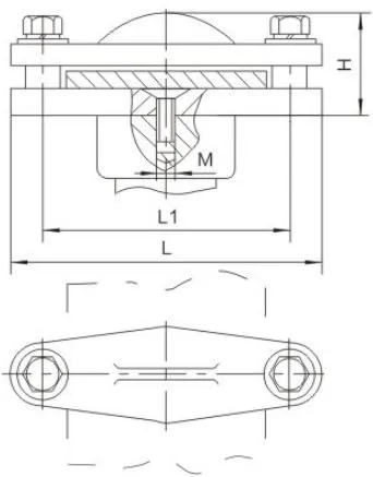 MNP Indoor Rectangular Busbar Support (Flat)