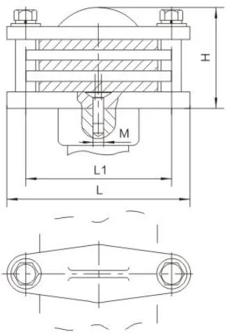 MNP Indoor Rectangular Busbar Support (Flat)