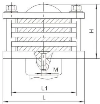MNP Indoor Rectangular Busbar Support (Flat)
