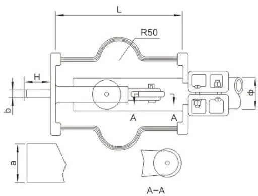 MSZS Type Support-Type Tubular Busbar Double Expansion Clamp