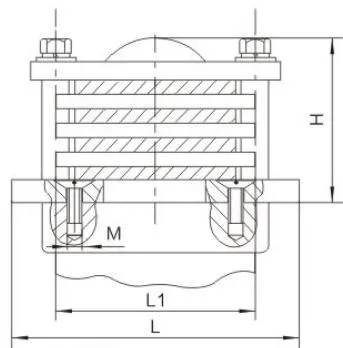 MWP Outdoor Rectangular Busbar Support (Flat)