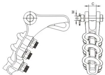 NLL Bolt-Type Strain Clamp