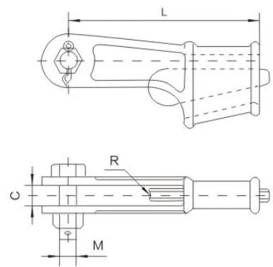 NX Wedge Type Clamp (Non-Adjustable)