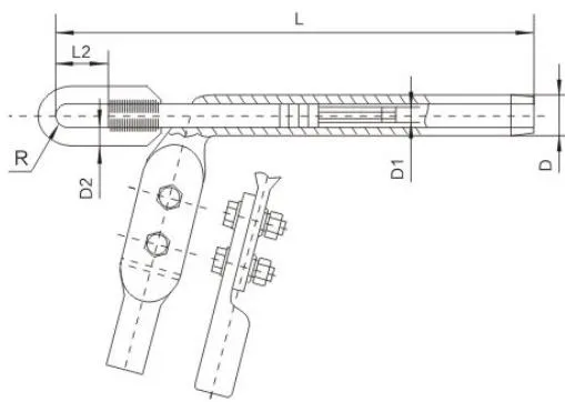 NY-HG Strain Clamp (For Steel-Cored Aluminum Alloy Stranded Conductor) (Hydraulic Compression Type)