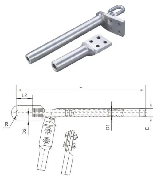 NY-N Strain Clamp (For Heat-Resistant Aluminum Alloy Stranded Conductor) (Hydraulic Compression Type)