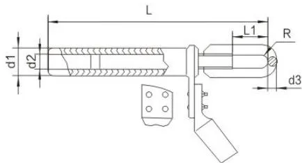 NYH Strain Clamp with Drainage Clamp (Welded Type)