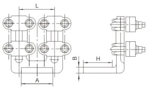 SLS Bolted Double-Conductor Equipment Clamp