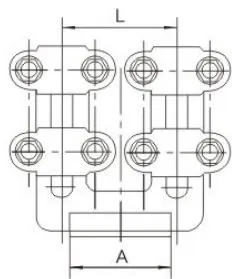 SLSG Bolted Copper-Aluminum Double-Conductor Equipment Clamp
