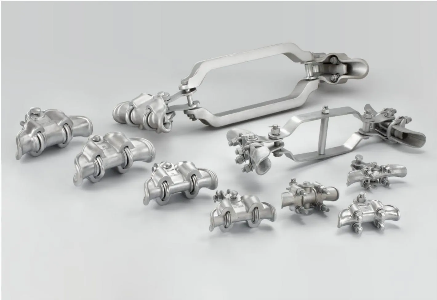 SSL, SSLG Bolted Heat-Resistant Double-Conductor Equipment Clamp (90deg)