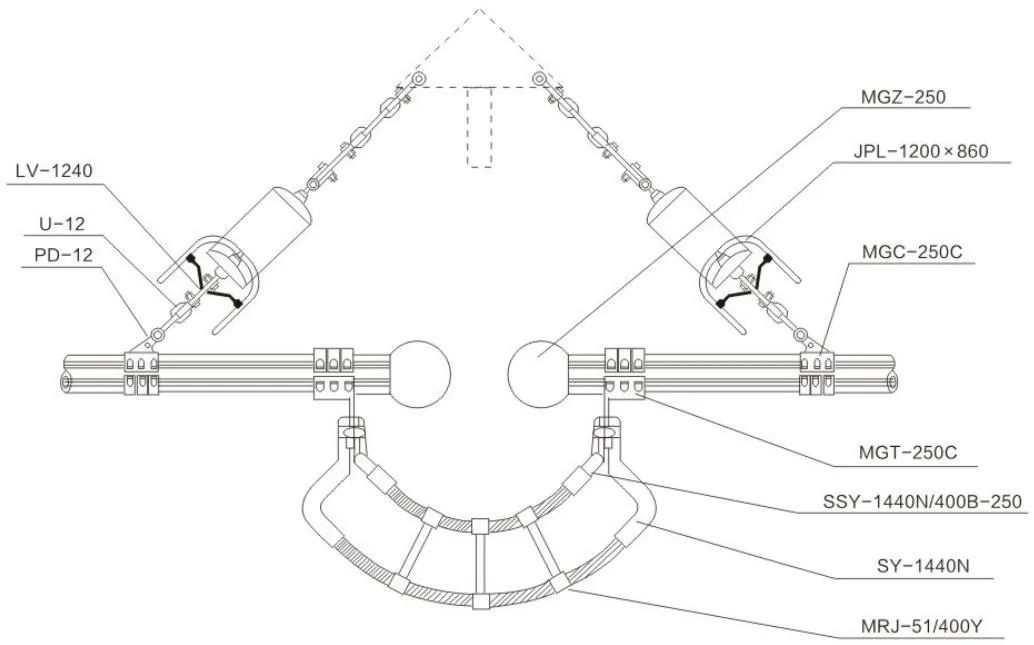 Tubular Busbar Fittings Installation Schematic