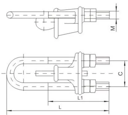 UT Type Clamp (Non-Adjustable)