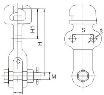WSJ Type Socket Clevis
